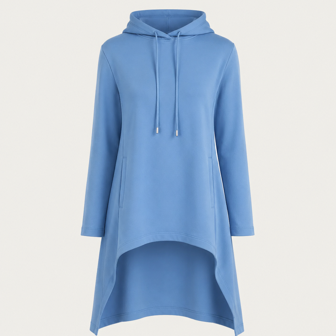 Women's Hi-Low Hem Drawstring Hoodie