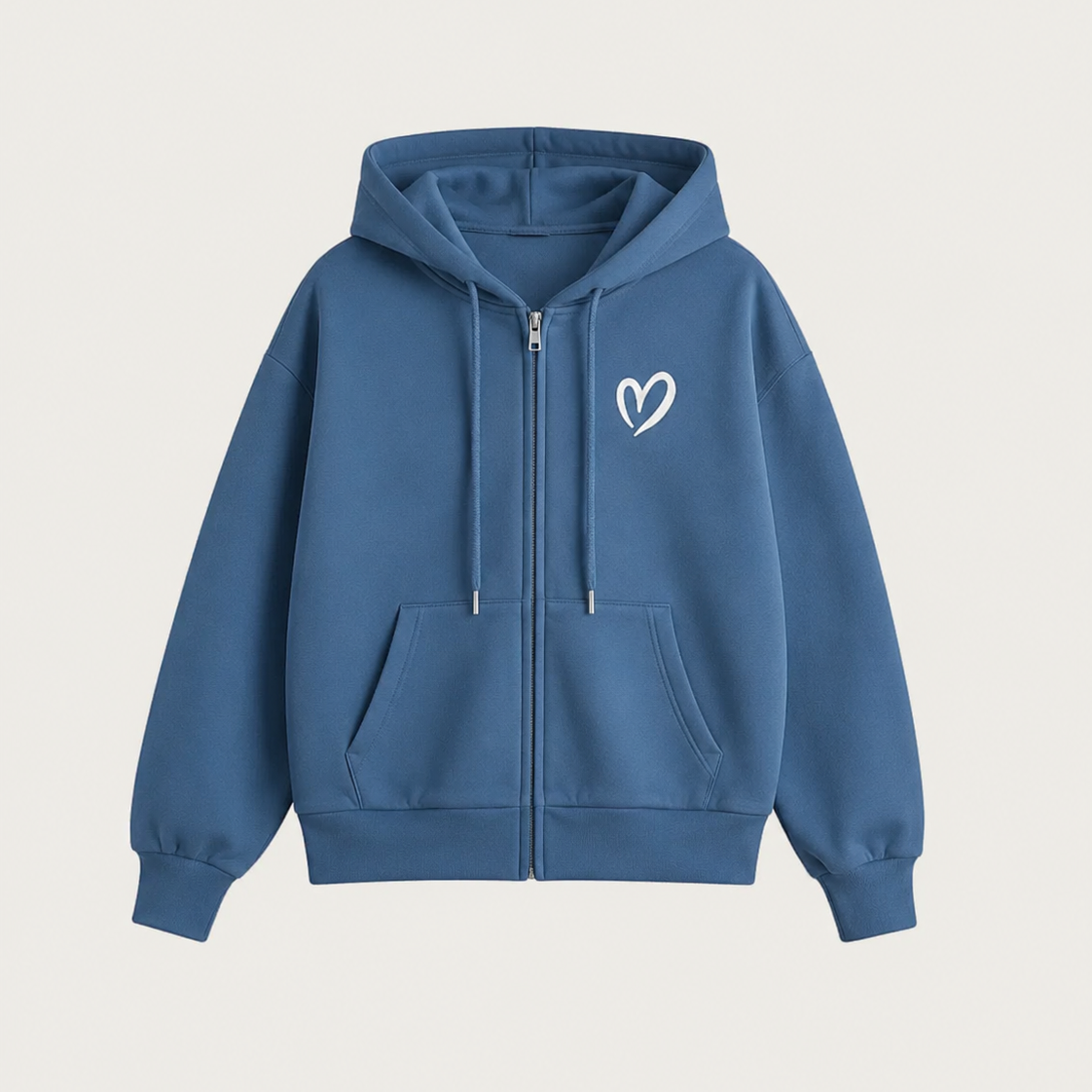 Women's Zip-Up Hoodie, Casual Everyday
