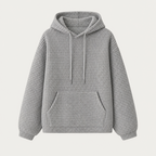 Women's Waffle Color-Block Hooded Sweatshirt