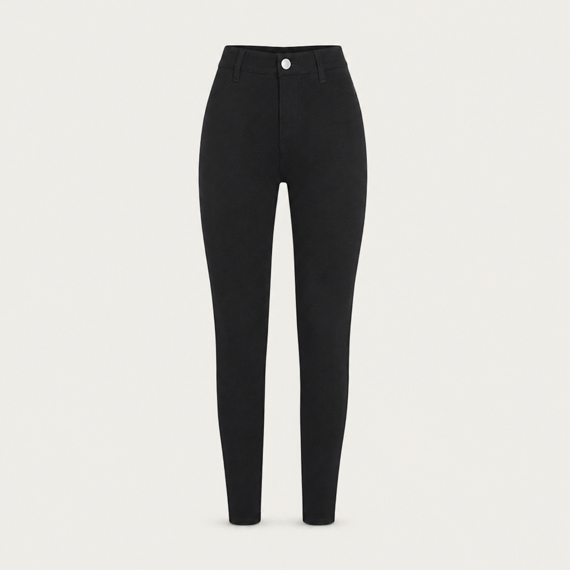 Women's High-Waisted Slim Fit Mock Jeans