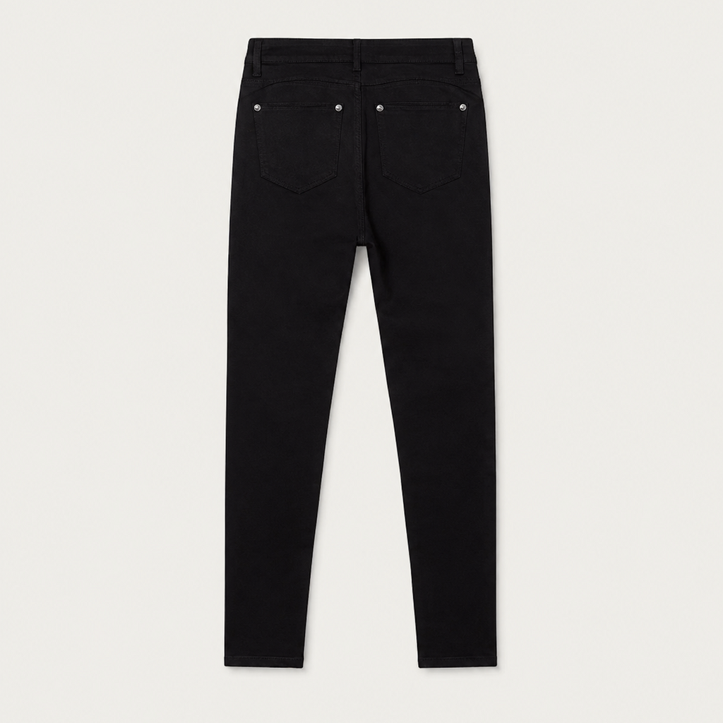 Women's Black High-Waisted Skinny Jeans