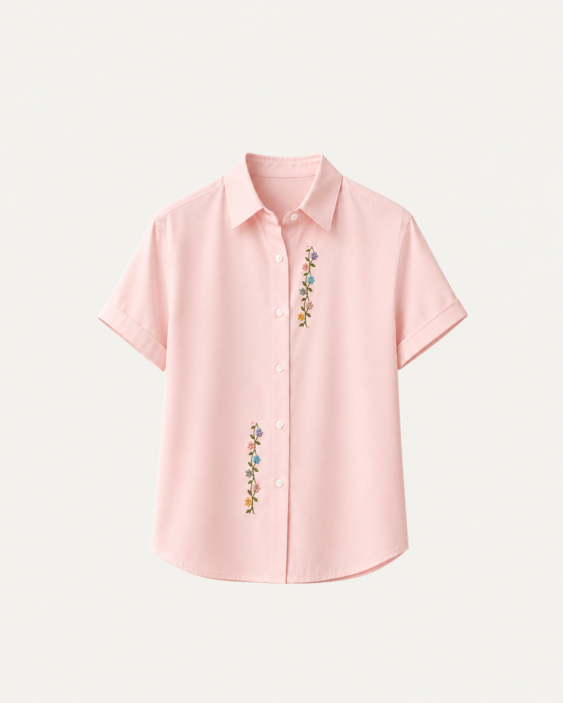 Women's Floral Print Lapel Blouse, Casual Outdoor Shirt