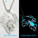 Glow Spider Necklace