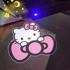 hello kitty car door welcome light led projector interior decor