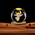 Stitch Crystal Ball Night Light Cute LED Decorative Lamp