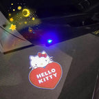 hello kitty car door welcome light led projector interior decor