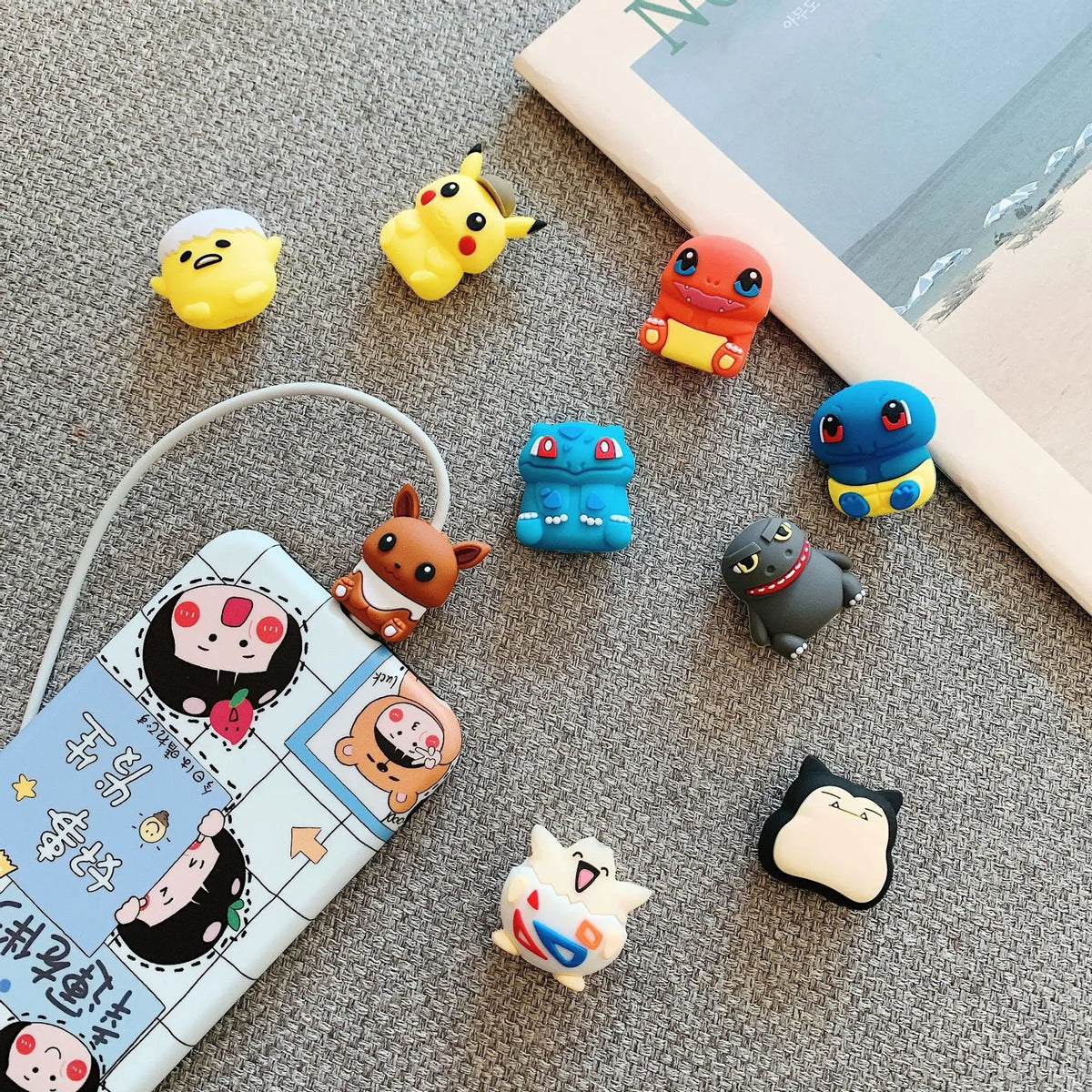 Pokémon Pikachu cable protector cute mobile accessory product photo