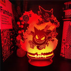 Gengar Pokémon 3D LED night light room decor product photo