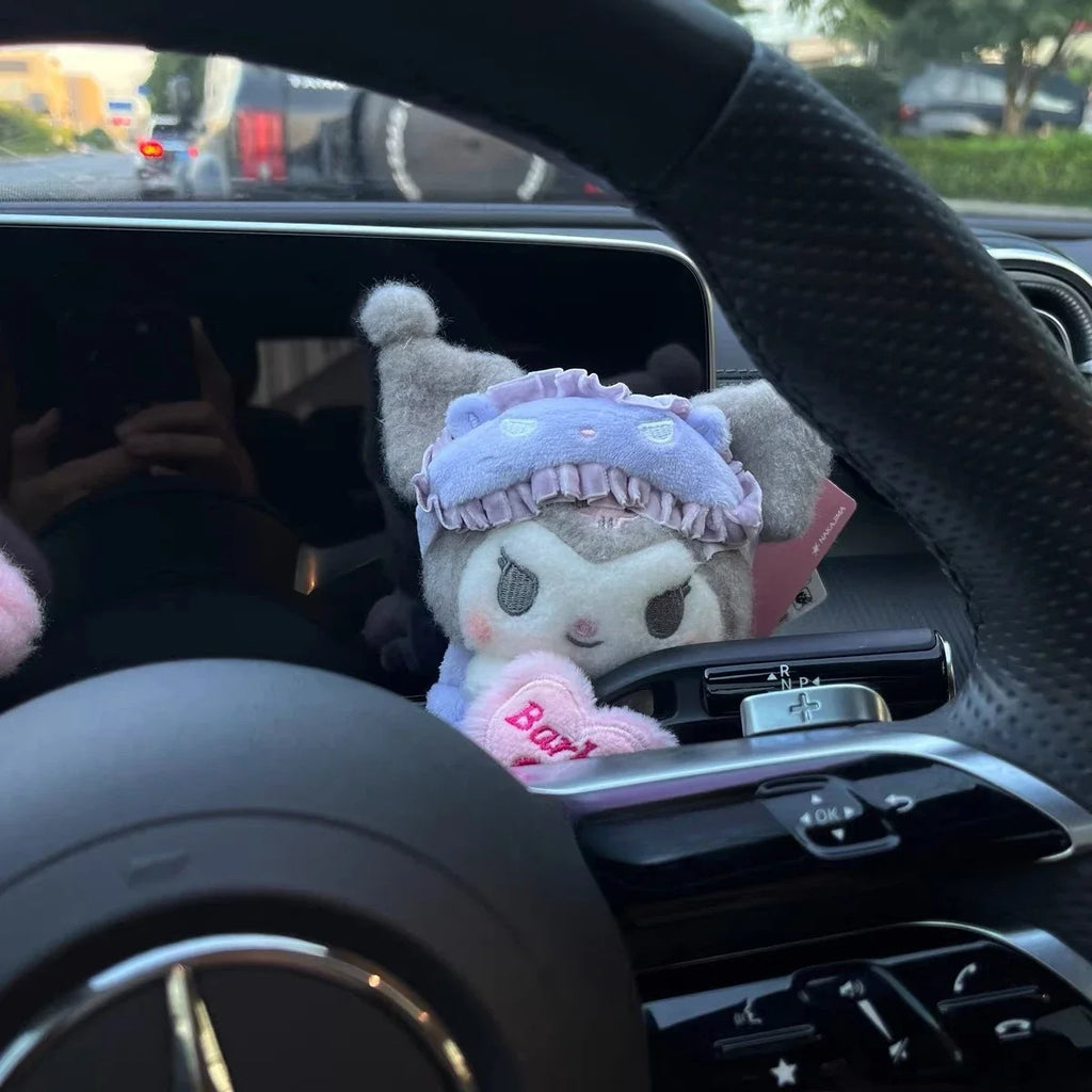 Hello Kitty plush wiper and turn signal cover car interior decor product photo