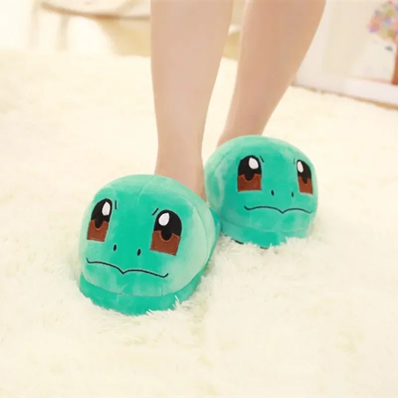 Pokémon plush slippers cozy character indoor shoes product photo