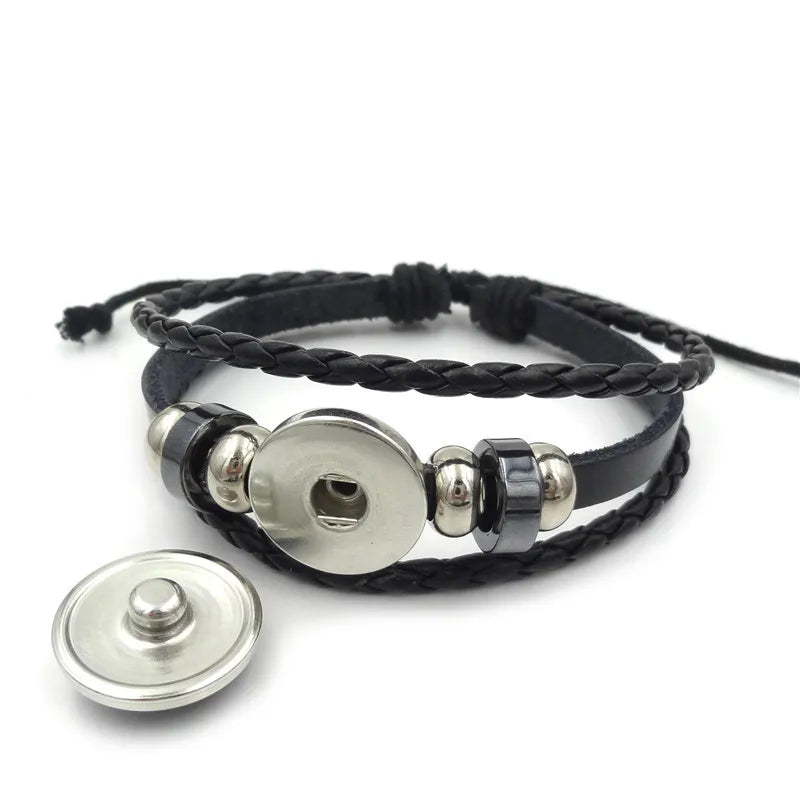 Pokémon Mega Stone leather bracelet adjustable anime jewelry product photo