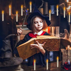 Floating LED Candles with Magic Wand Remote