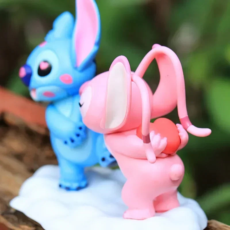 Cute Alien Couple Figure Set, Gift for Fans