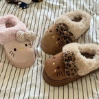 Hello Kitty plush slippers for women – cozy indoor house shoes