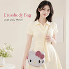 hello kitty rhinestone crossbody bag for women sanrio chain shoulder purse