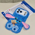 stitch plush iphone case I fluffy 3d protector cover