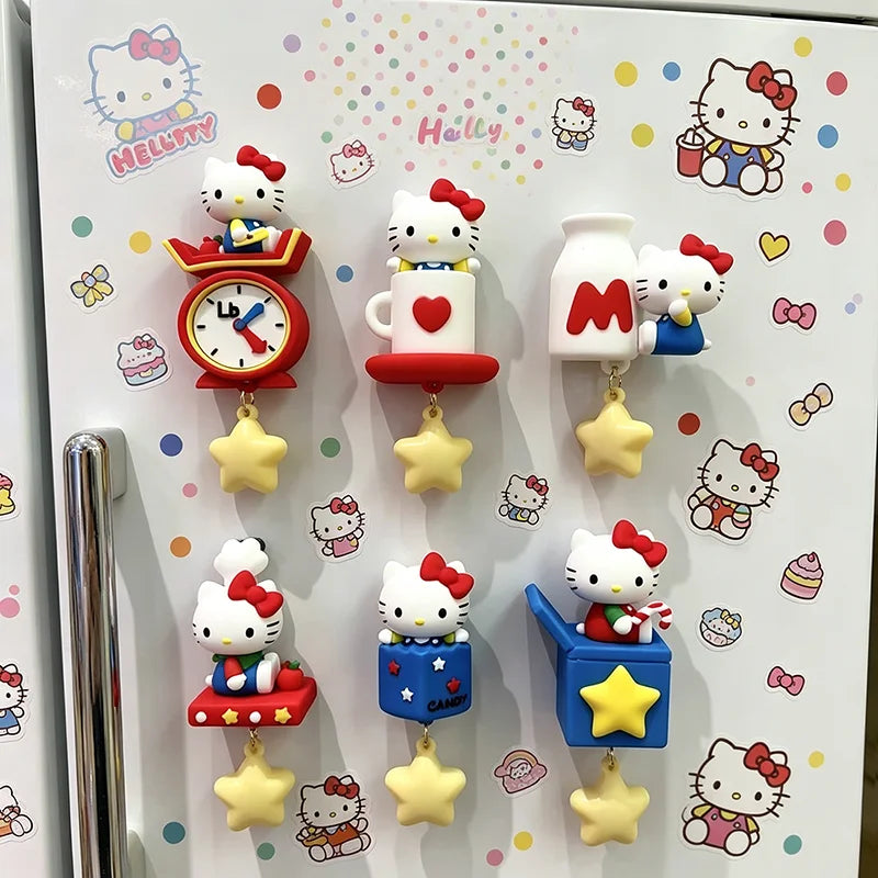 Hello Kitty fridge magnet LED night light  cute kitchen decor