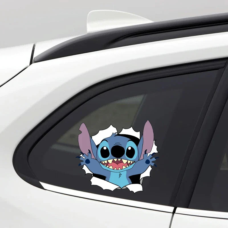 3D Stitch car decal for window bumper and smooth vehicle surfaces