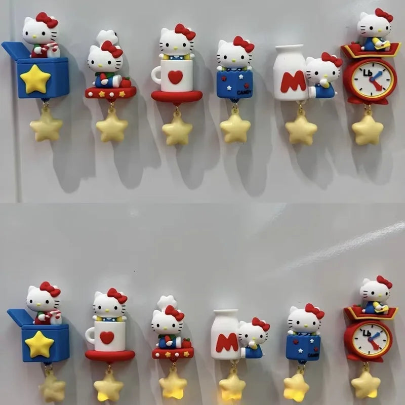 Hello Kitty fridge magnet LED night light  cute kitchen decor