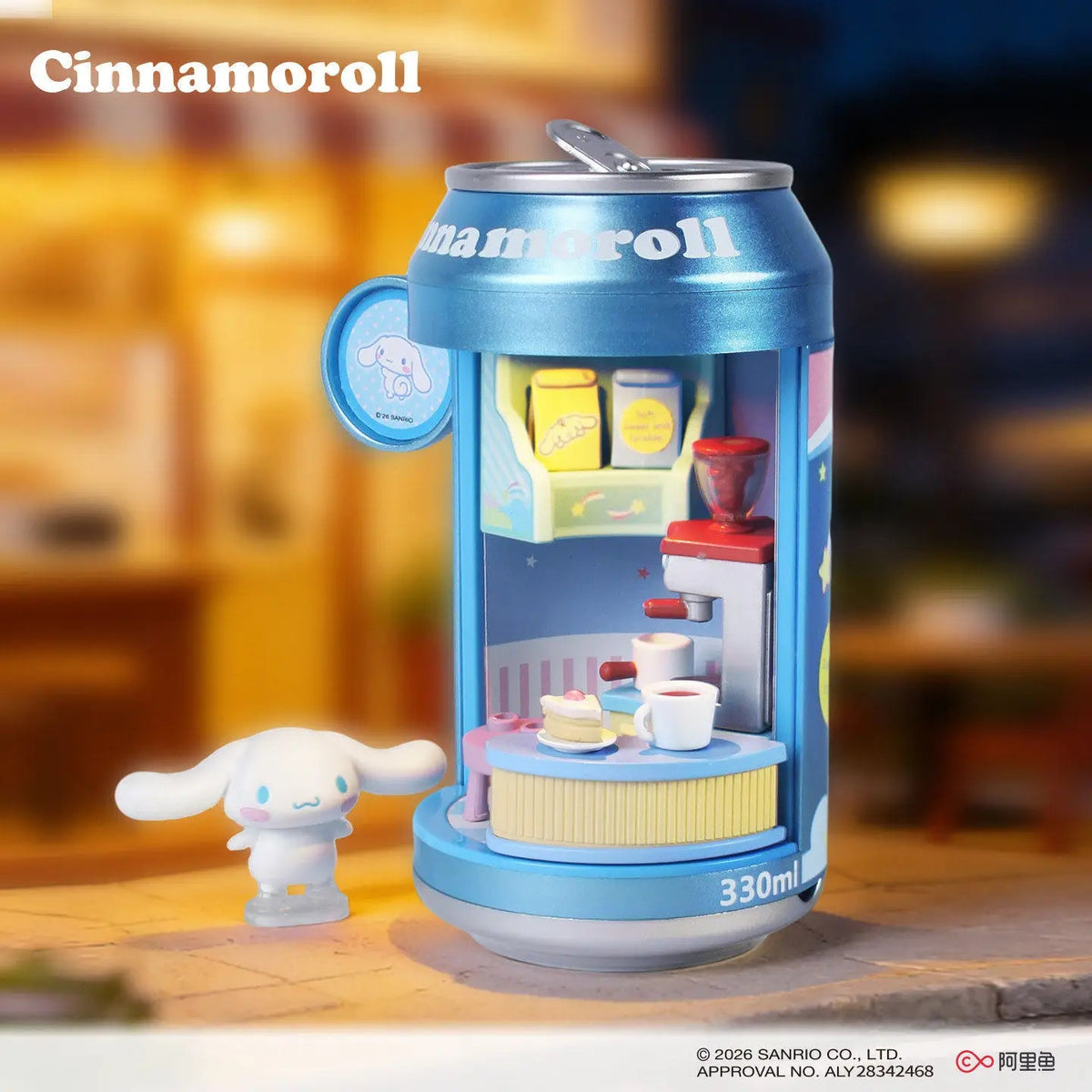 Sanrio blind box light-up figure  collectible dessert shop series