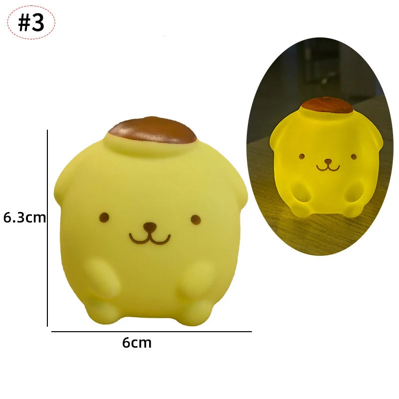 Cute cartoon table lamp  luminous home decor & reading light