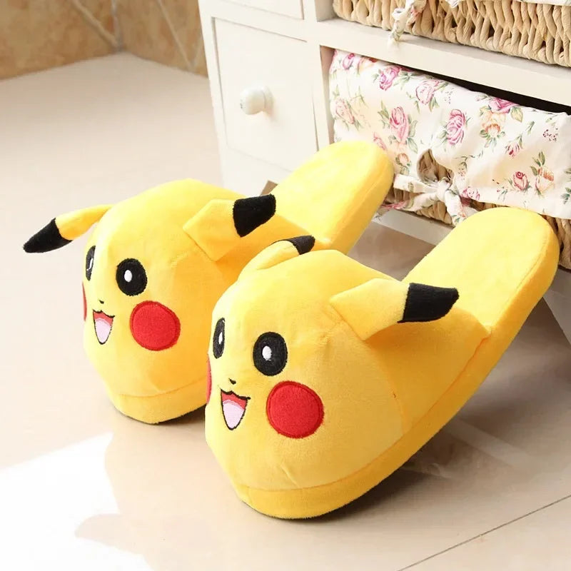Pokémon plush slippers cozy character indoor shoes product photo