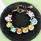 Pikachu inspired Pokémon pendant necklace close-up