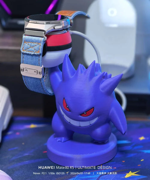 Anime smartwatch charging stand desktop holder product photo