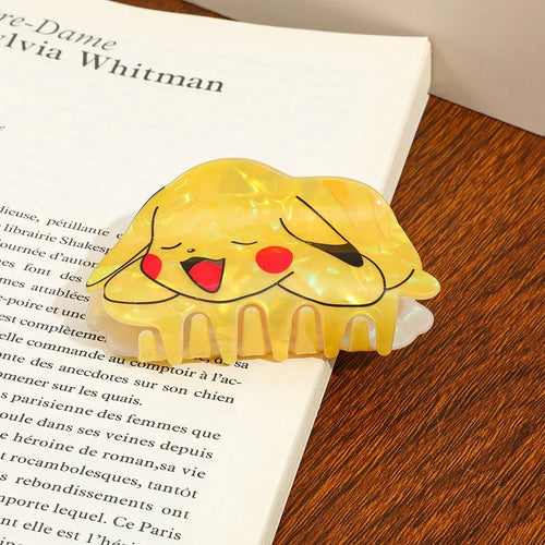 Pokémon Pikachu hair claw clip cute hair accessory product photo