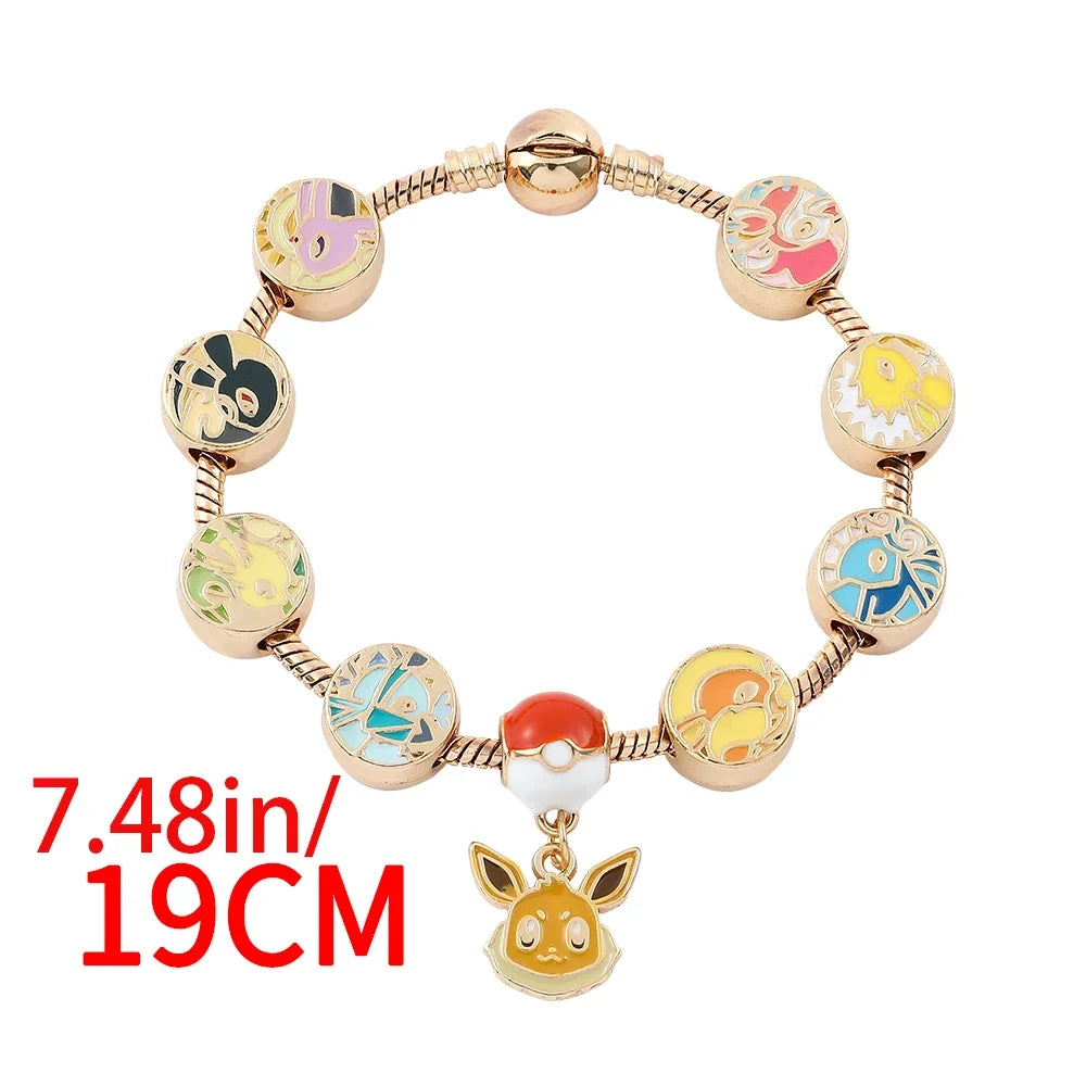 Pikachu inspired Pokémon pendant necklace detailed view