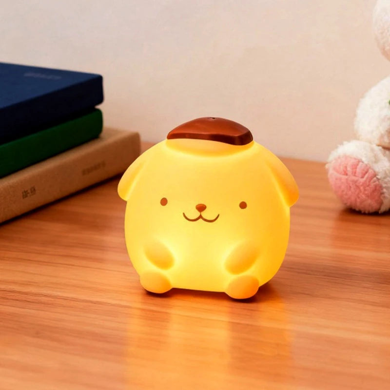 Cute cartoon table lamp  luminous home decor & reading light