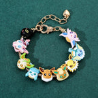 Pikachu inspired Pokémon pendant necklace displayed on a light background