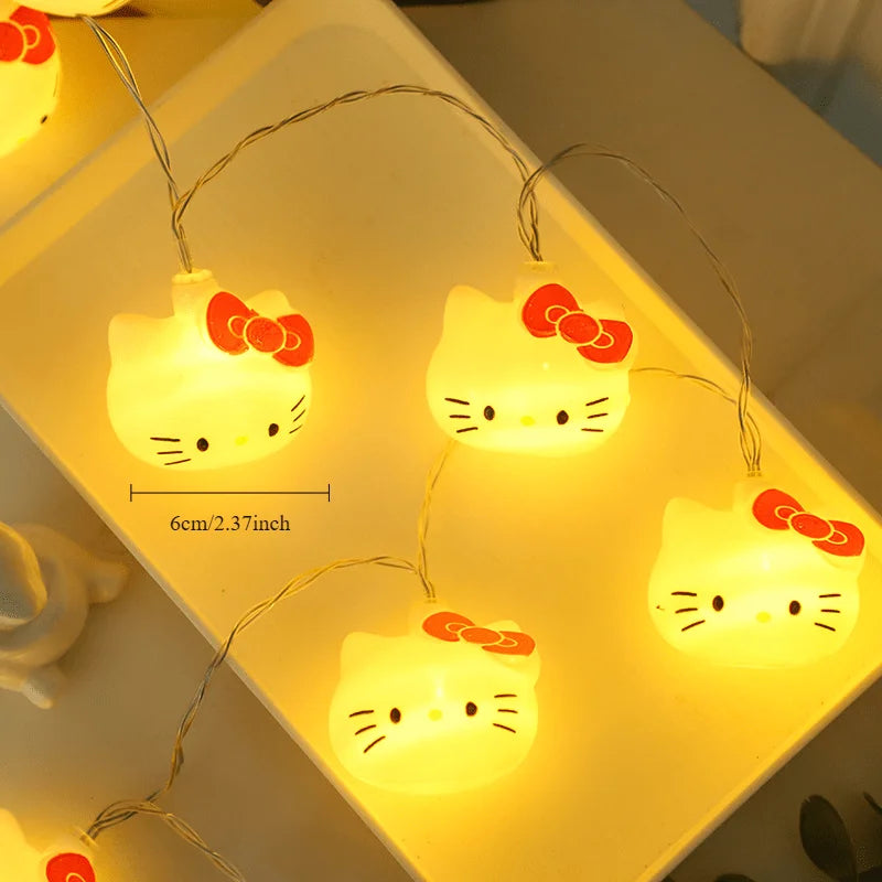 Hello Kitty USB string lights  kawaii bedroom & home decor