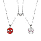 Hero Couple Matching Mask Pendant Necklace Set