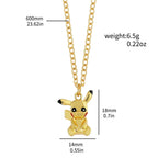 Pikachu Pokémon necklace cute anime pendant jewelry product photo
