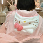 Hello kitty sanrio blanket  kawaii soft throw for girls & bedroom decor