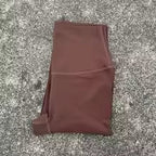 Women's Solid Color High-Waist Pocket Leggings