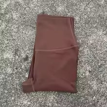 Women's Solid Color High-Waist Pocket Leggings
