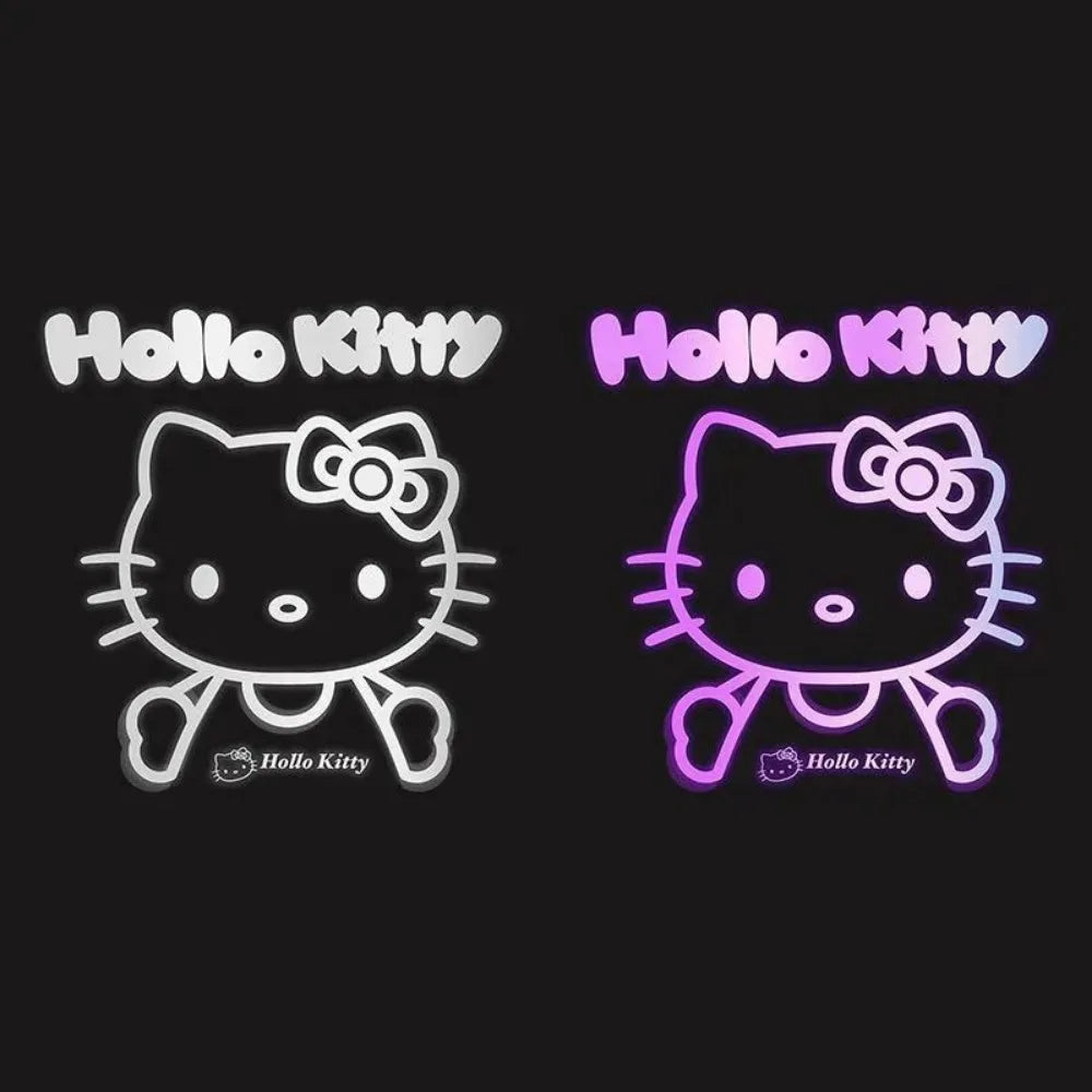 hello kitty car door welcome light led projector interior decor