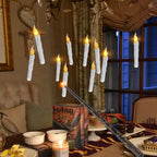 Floating LED Candles with Magic Wand Remote