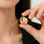 Pikachu Pokémon anime metal pendant necklace kawaii jewelry product photo