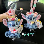 Kawaii Stitch keychain accessory for personalizing bags and backpacks