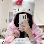 Hello kitty sanrio blanket  kawaii soft throw for girls & bedroom decor