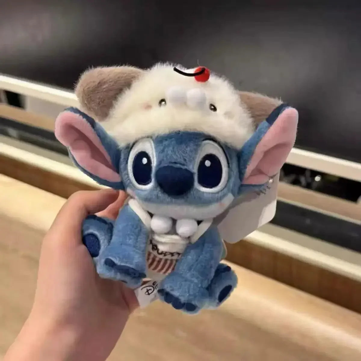 Stitch bag charm with hanging pendant design for kawaii style