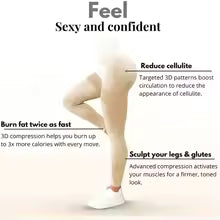 Women's Anti-Cellulite High-Waist Leggings