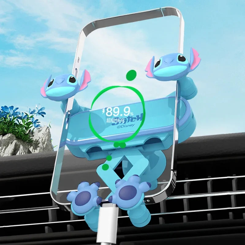 Cute Stitch dashboard air freshener for kawaii car accessories