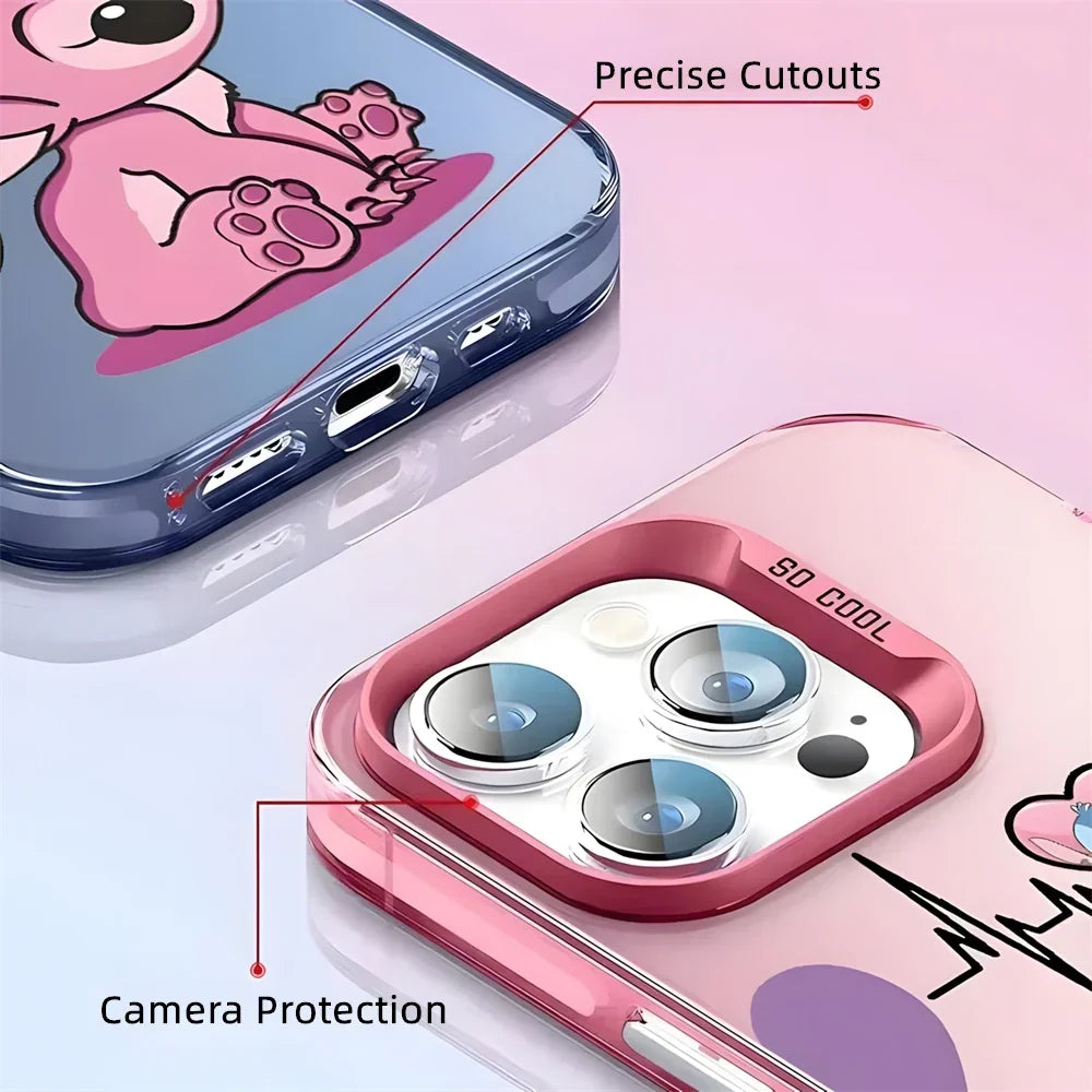 Cute Cartoon Alien Phone Case for iPhone, Shockproof