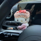 Hello Kitty plush wiper and turn signal cover car interior decor product photo