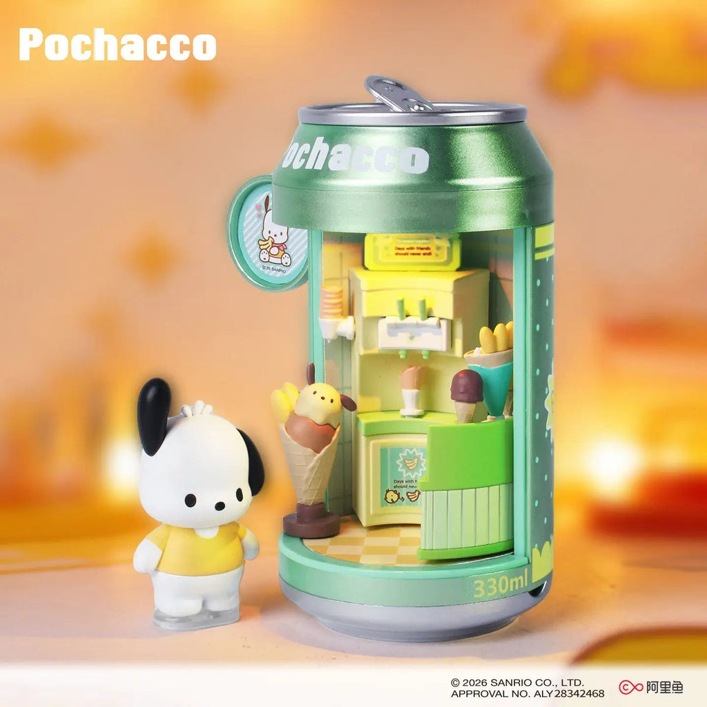 Sanrio blind box light-up figure  collectible dessert shop series
