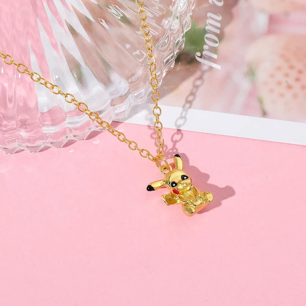 Pikachu Pokémon necklace cute anime pendant jewelry product photo